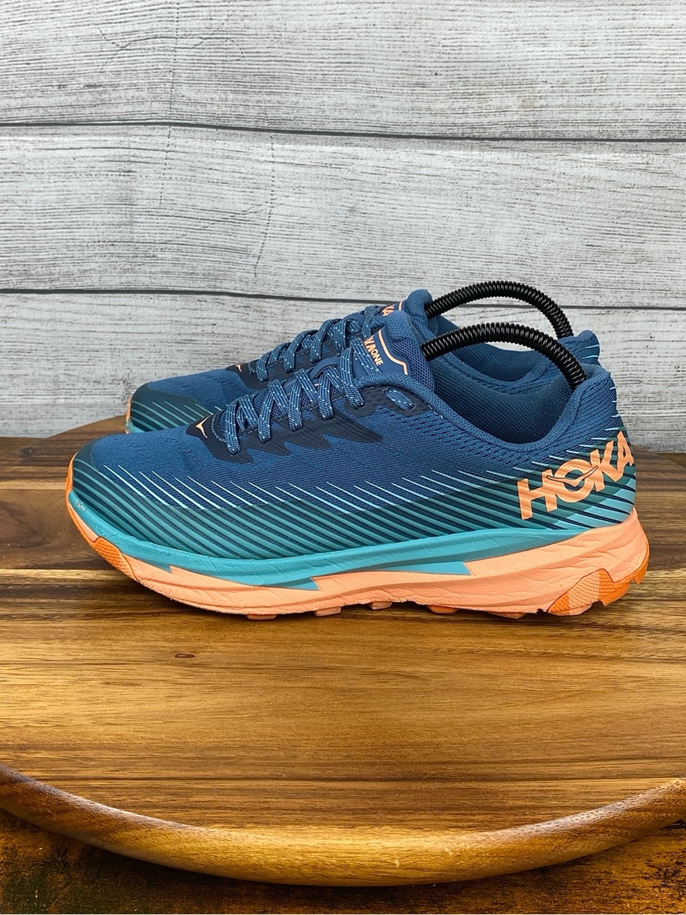 HOKA One One Torrent 2 Teal Cantaloupe Hiking Shoe Women’s Sneaker Size 8 B